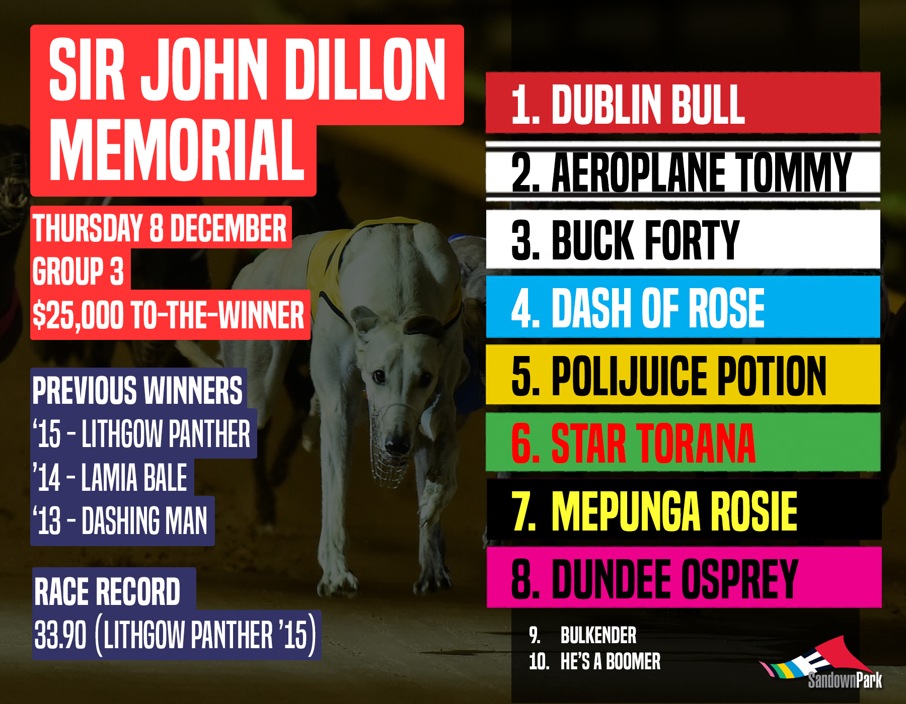 John Dillon 2016 BOX DRAW